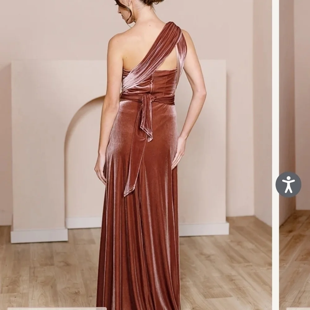 Revelry Convertible Dusty Rose Dress  Bridesmaid Wedding Formal Dress XL - Picture 5 of 11